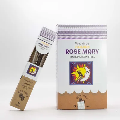Golden Rosa Mary Smudging Resin Sticks - 30g — foto 5