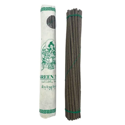 Pacchetto Arrotolato da 30 Blu Profumi di Incenso Tibetano Premium – Verde Tara