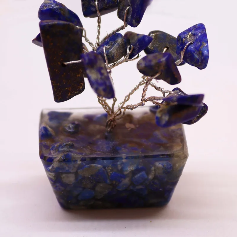 Mini Gemstone Trees On Orgonite Base - Sodalite (15 stones) — foto 1