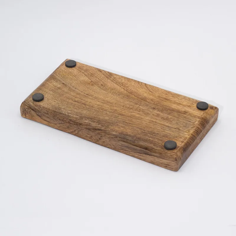 Double Trinket Tray 20x10x2.5cm Mushroom Design Teal — foto 2