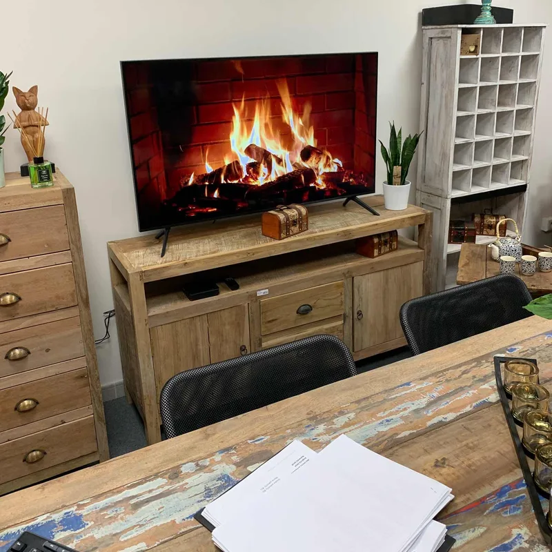 Large TV Stand - Recycled Legno