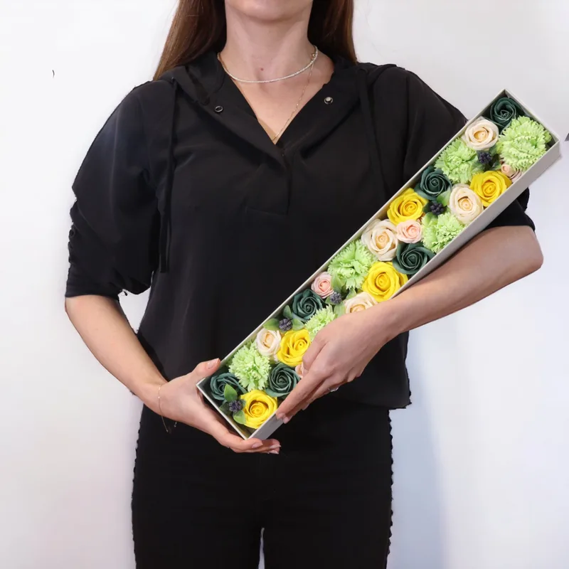 Extra Long Scatola Spring Celibrations Yellow & Greens — foto 1