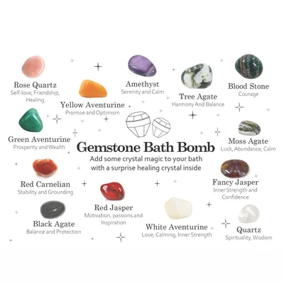 Gemstone Bagno Bomba - Raspberry & Pomegranate — foto 2