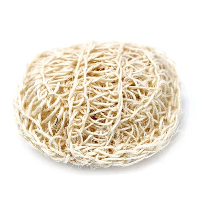Sisal Sponge and Scrub - Soft Round Exfoliating Cushion — foto 4