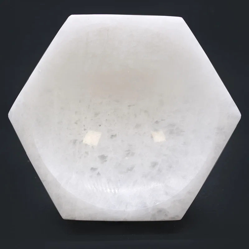 Selenite Hex Bowl 15cm — foto 2
