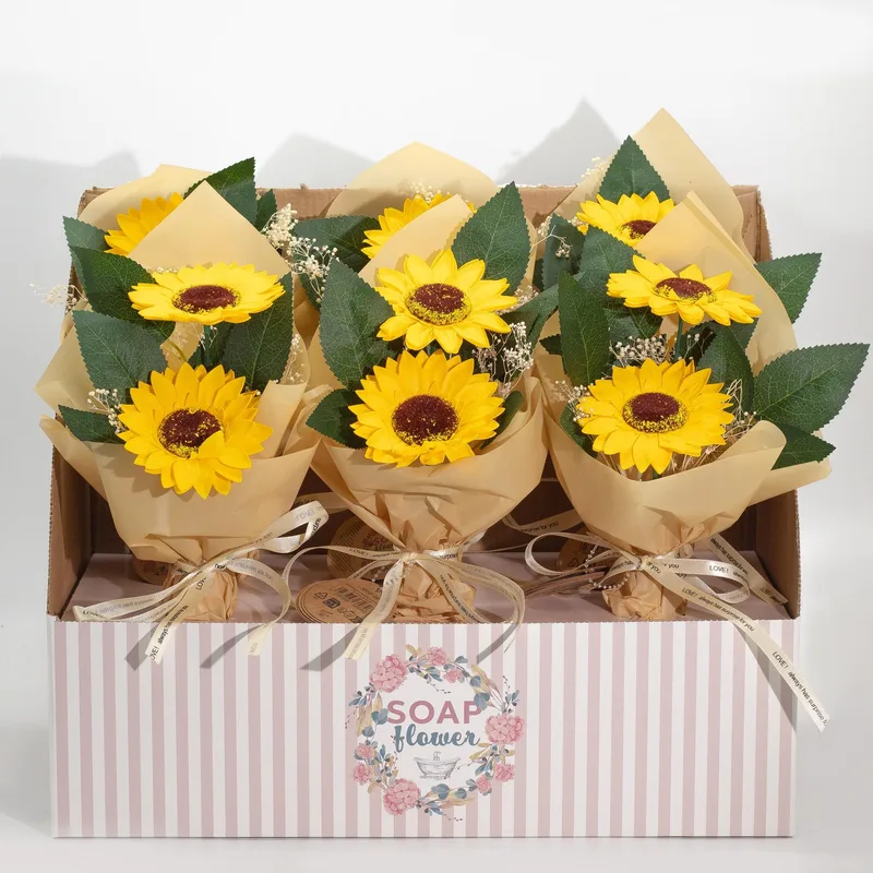 Sapone Fiore - Two Sunflower Bouquet — foto 6