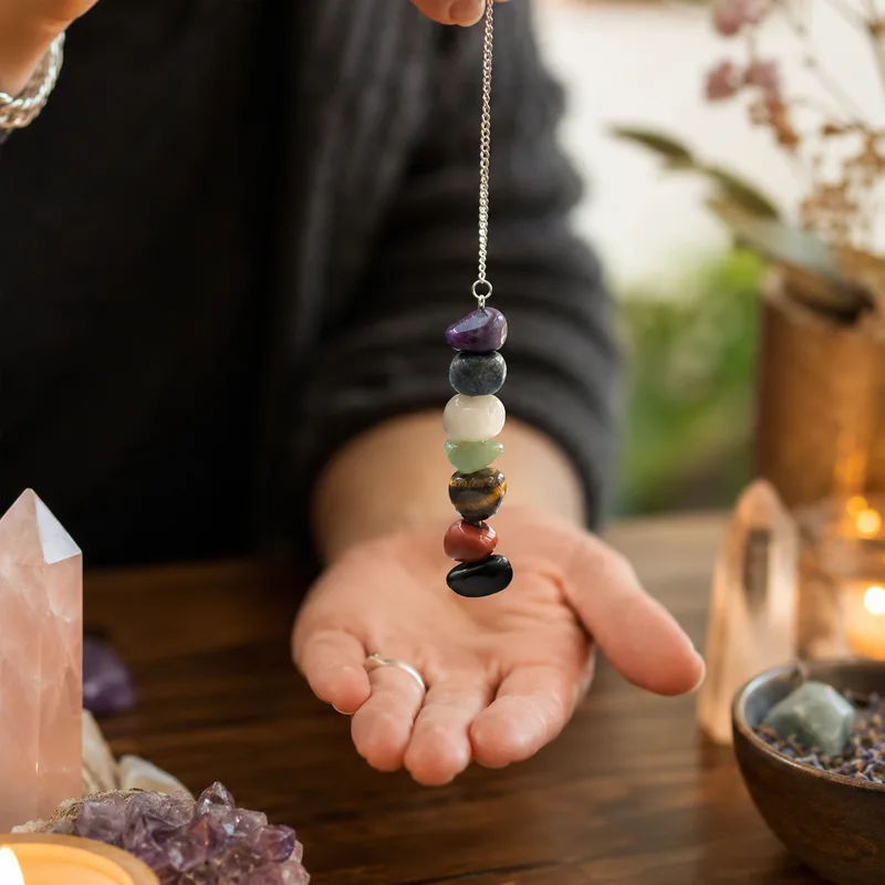 Seven Tumble Chakra Souls Aligning Pendulum — foto 2