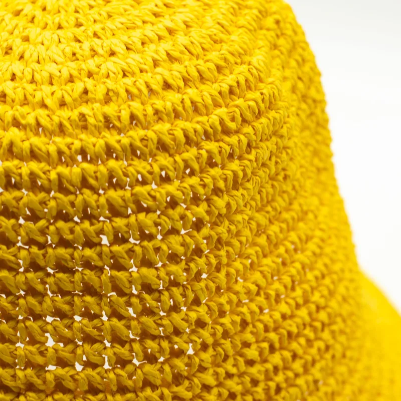 Nomad Sari Floppy Straw Sun Hat Yellow — foto 5