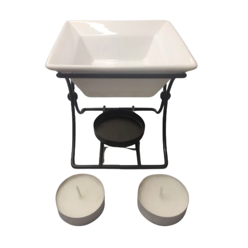 Ceramic & Metal Square Stand — foto 2