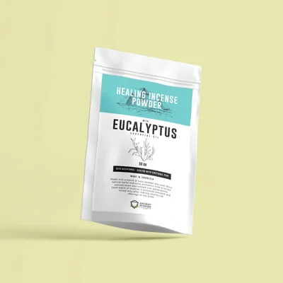 Healing Incenso Powder - Eucalipto 50gm — foto 2