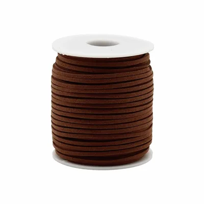 Bulk Roll Pendant Cord - 2.5mm x 45m - Dark Brown A010 — foto 2