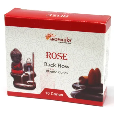 Aromatica Backflow Incenso Cones - Rosa