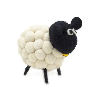 Little Felt Sheep - Bianco — foto 3