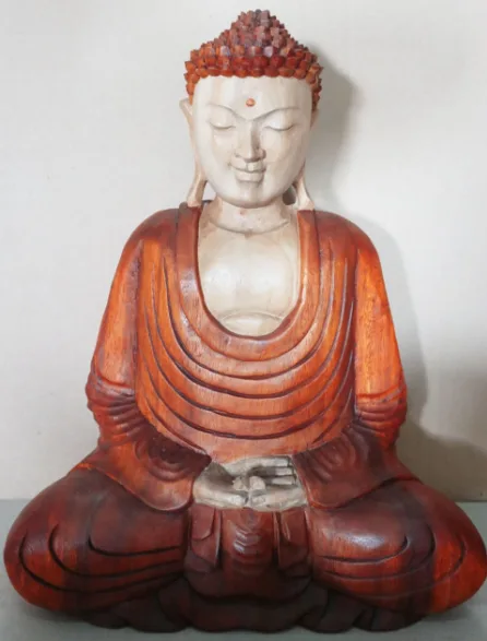 Hand Carved Buddha Statue 40cm Hand Down — foto 1