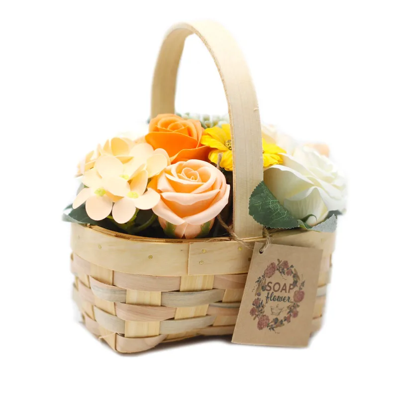 Medium Arancia Bouquet in Wicker Basket — foto 2