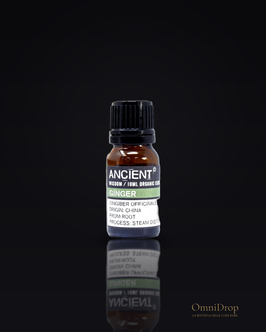 Olio essenziale biologico di zenzero, un rituale di energia e vitalità