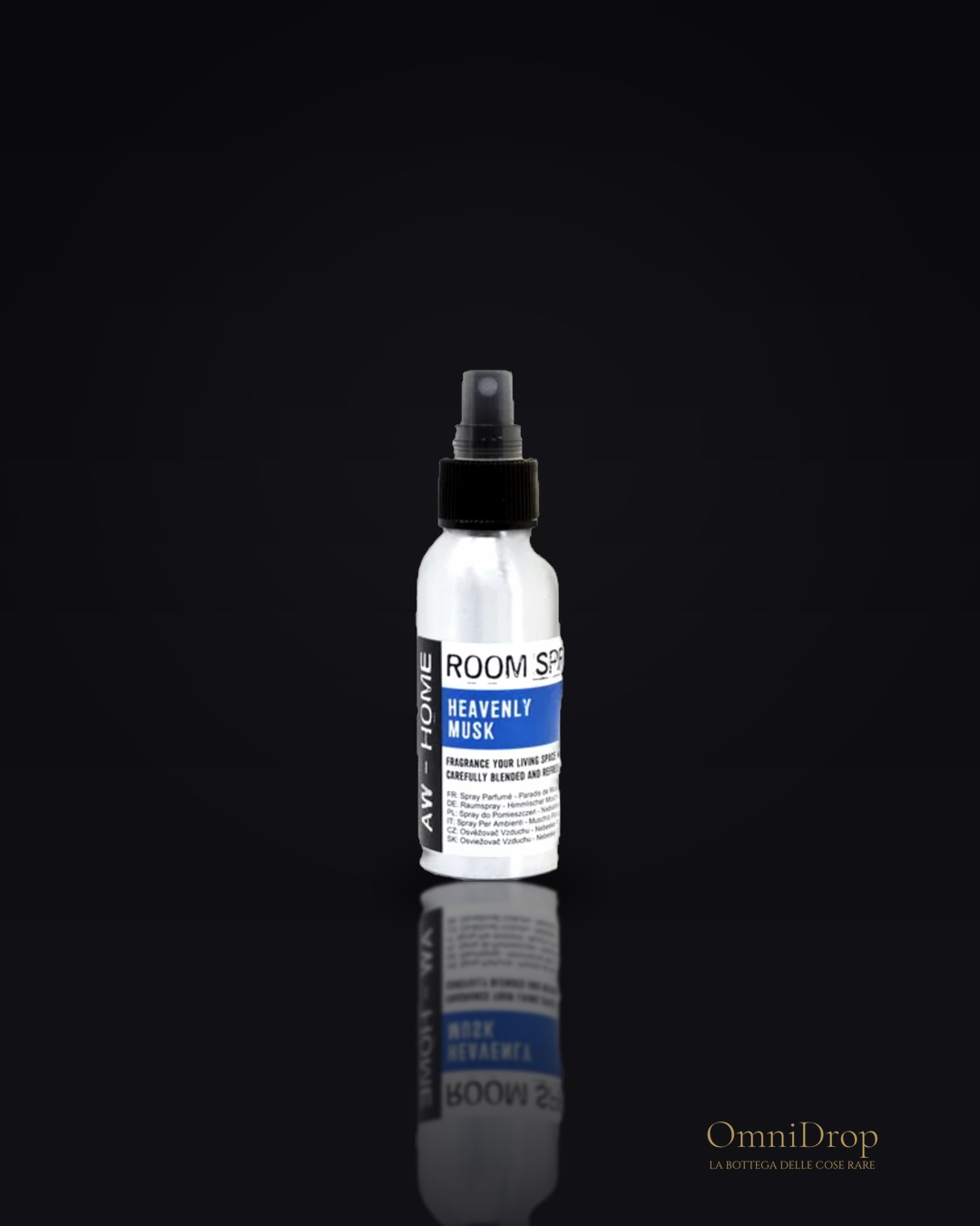 Spray per ambienti al Muschio Celestiale, un rituale di purezza e serenità