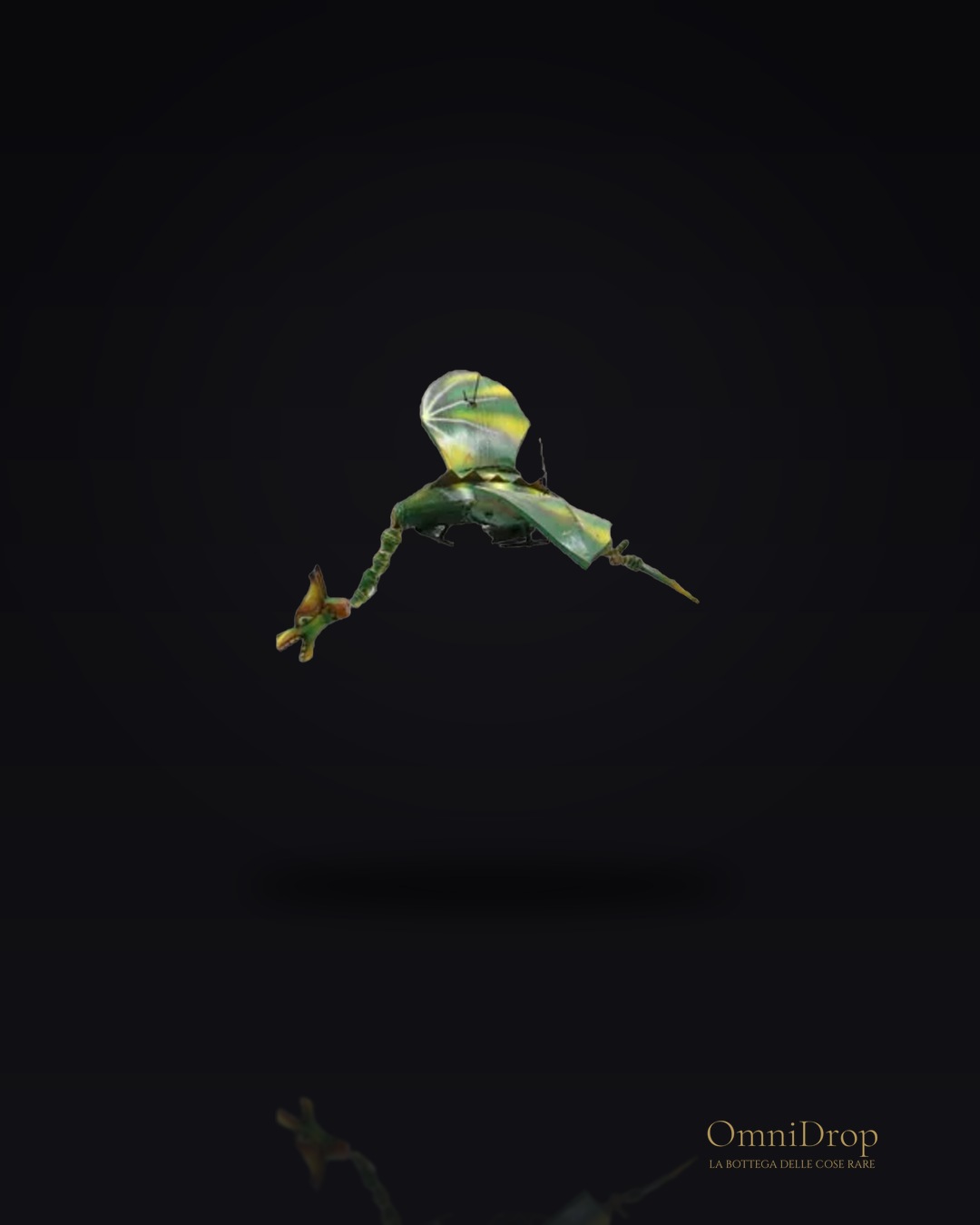 Mobile Drago in verde cocco 37 cm, per dare carattere alla stanza