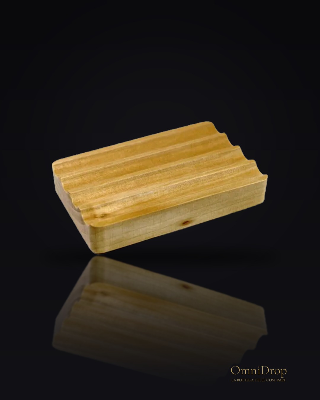 Porta sapone in legno ondulato per un ordine naturale in cucina, per dare ordine al tuo spazio
