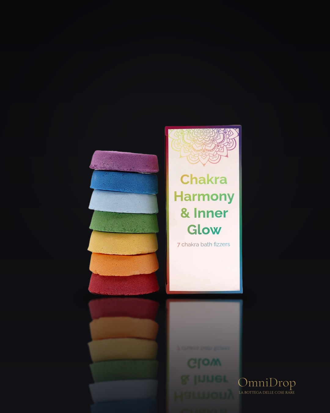 Sali da bagno effervescenti Chakra Armonia e Luce Interna, un rituale di purificazione