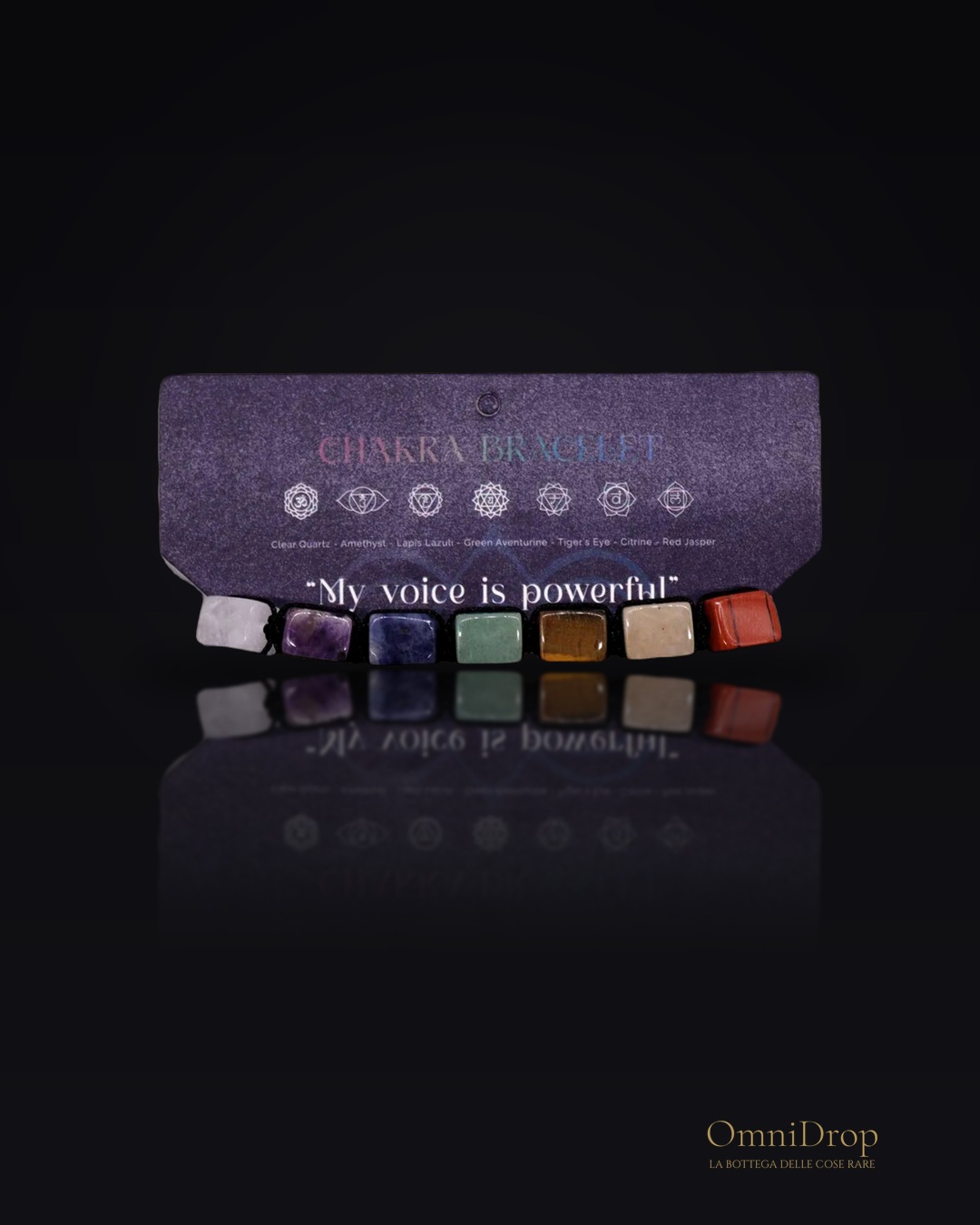 Bracciali in corda con pietre del Chakra, per ritrovare l'equilibrio interiore