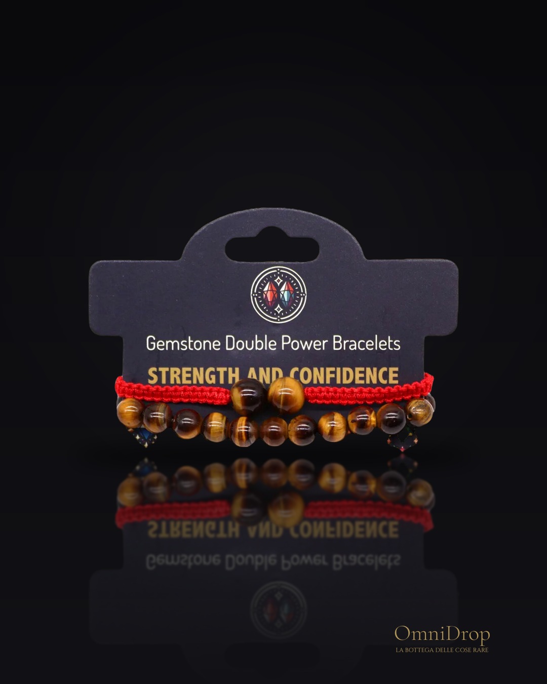Bracciali in pietra preziosa occhio di tigre, protezione e forza interiore