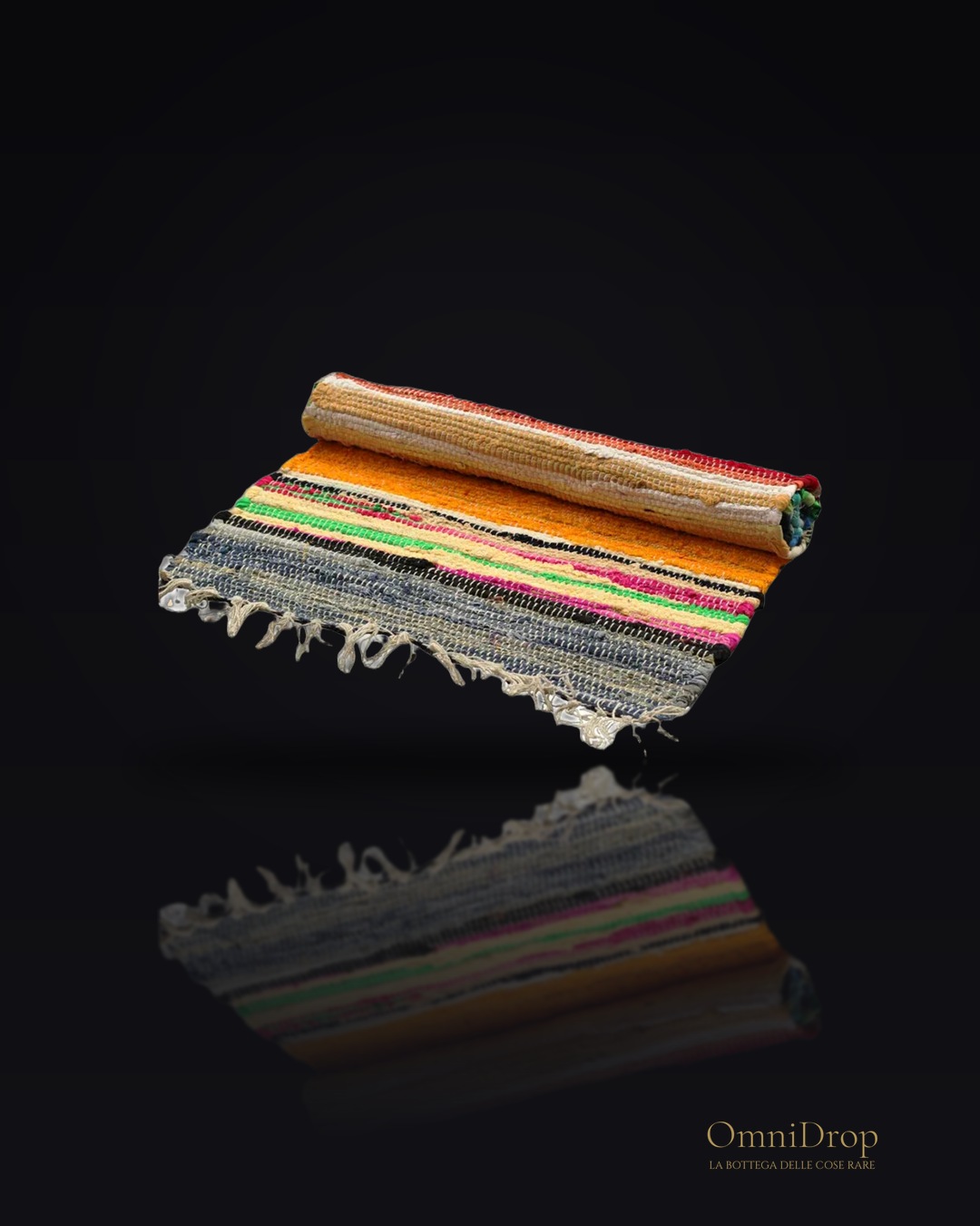 Un tocco di magia per il tuo spazio: tappeto di lana arcobaleno 150x200cm, per un angolo che ti racconta