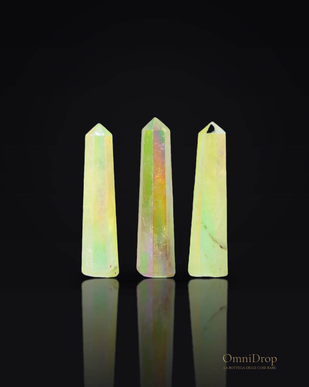 Obelisco di Cristallo di Quarzo Verde, Equilibrio Internale