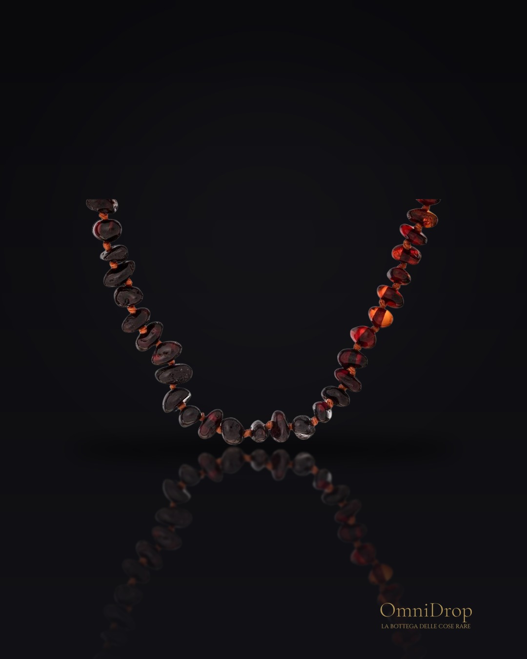 Collana di ambra multicolore per bambini, chiusura a clip, per custodire i sogni