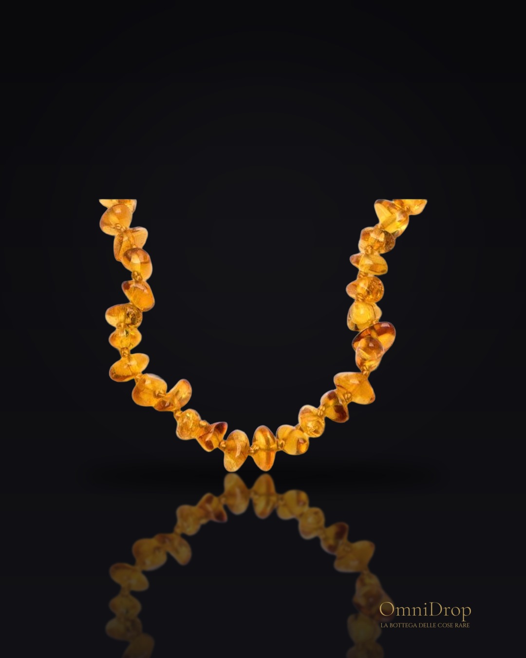 Collana ambra miele, per portare le tue storie
