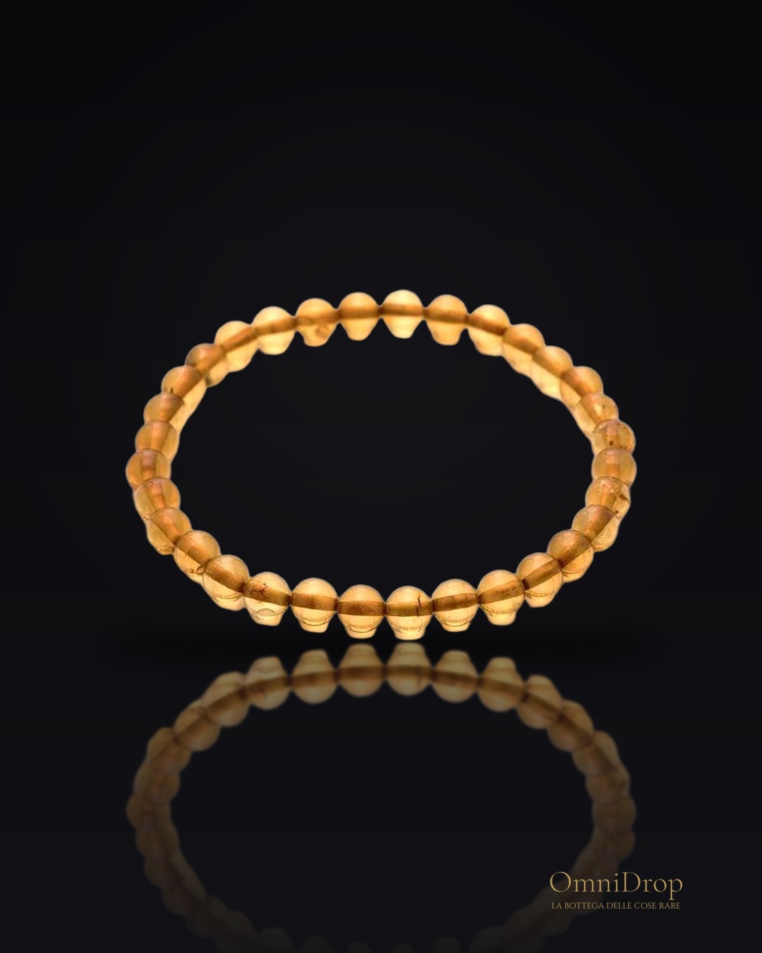 Bracciale ambra cognac, per tenere intatti i ricordi