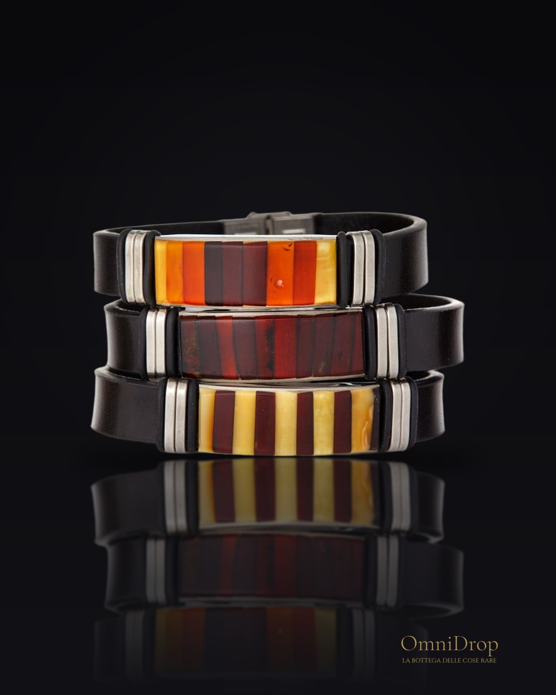 Bracciale ambra multicolore, per custodire preziosi ricordi