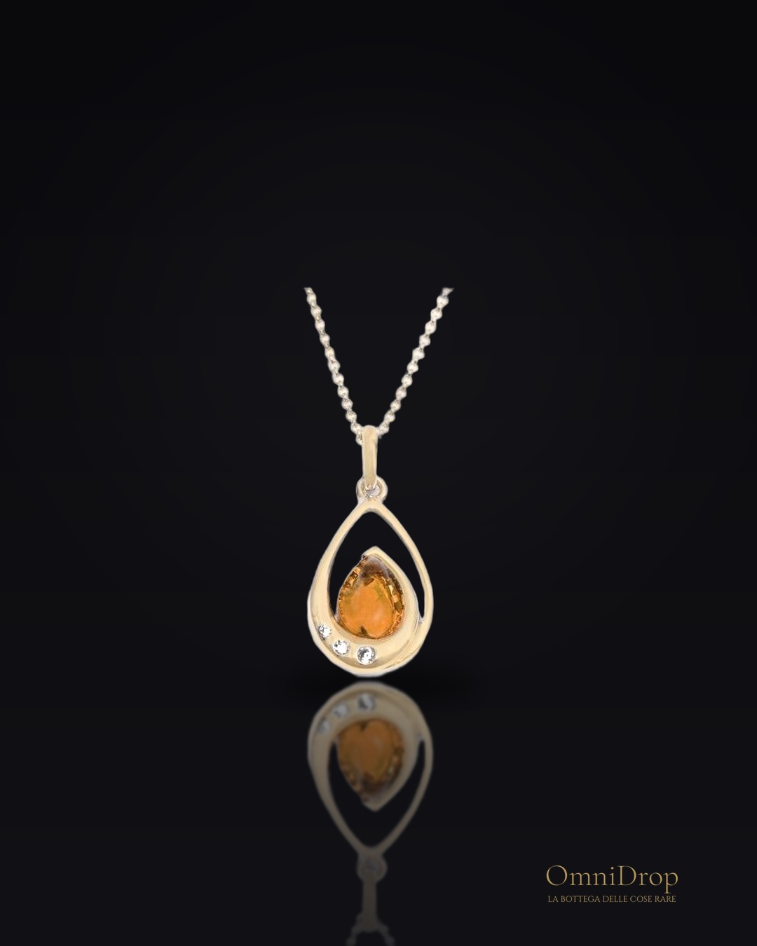 Collana ambra e cristalli Swarovski, per raccontare la tua storia