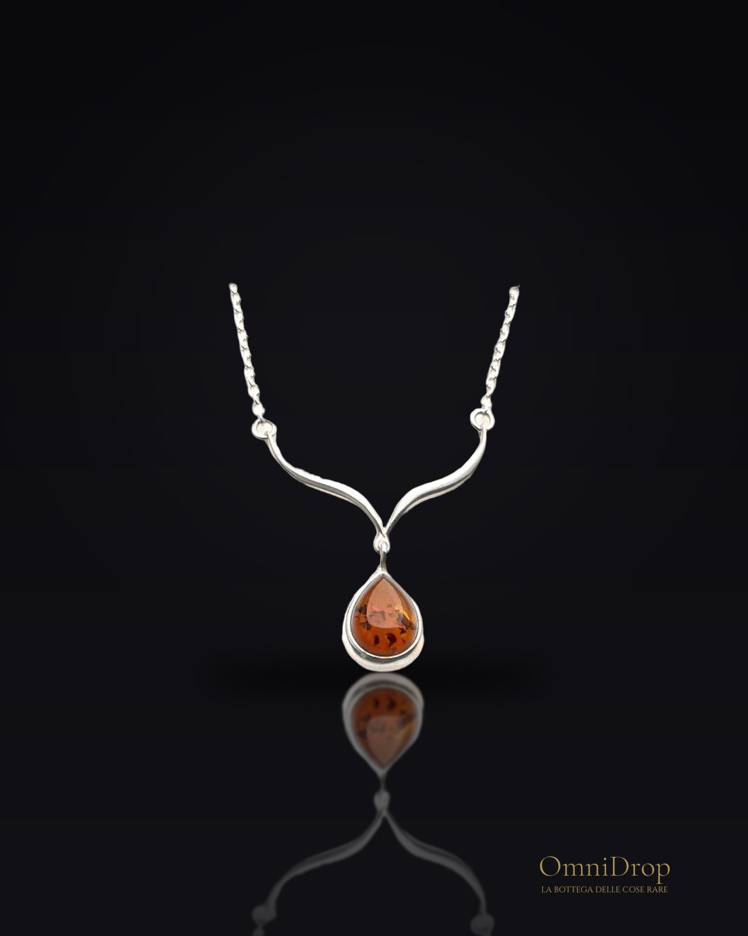 Collana ambra cognac, per custodire i ricordi