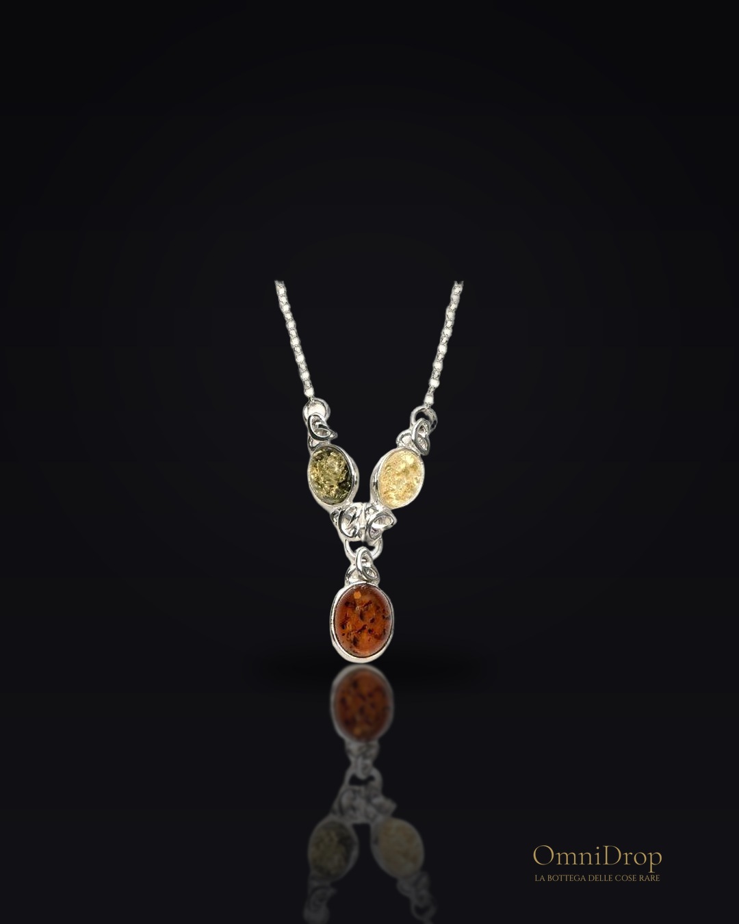 Collana ambra multicolore, per racchiudere i tuoi sogni