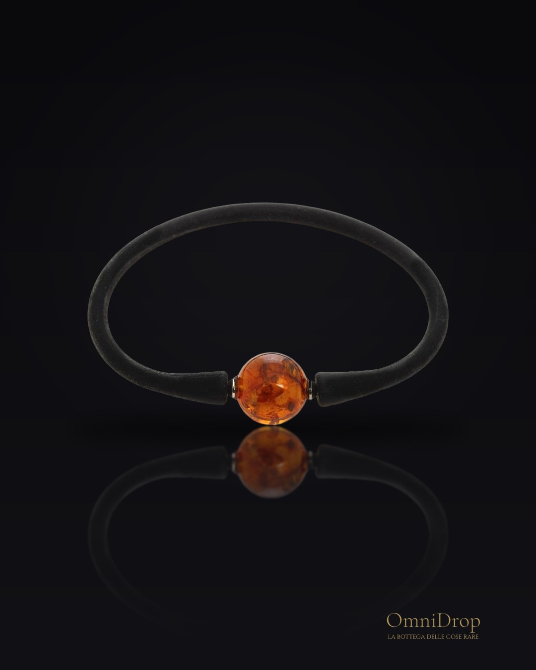 Bracciale ambra cognac mar baltico, per custodire i tuoi ricordi