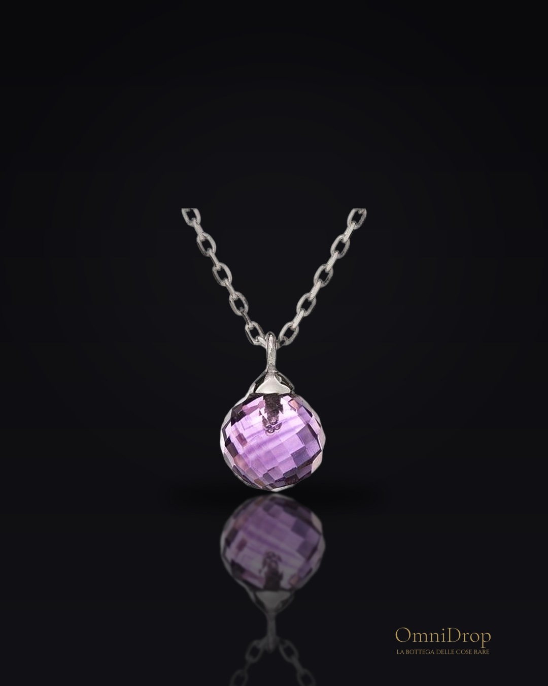 Collana ametista viola, per portare calma