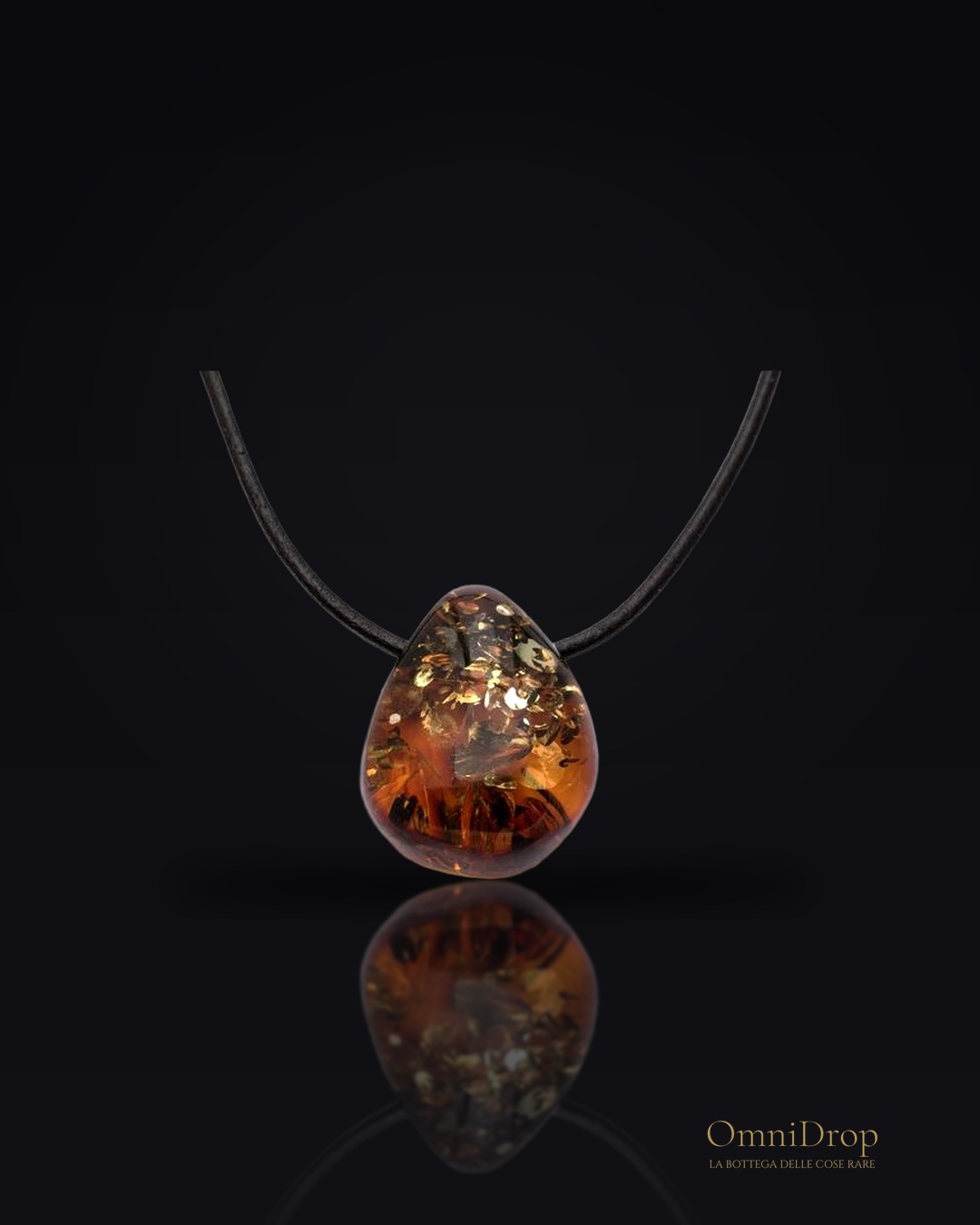 Collana ambra cognac, per custodire i ricordi