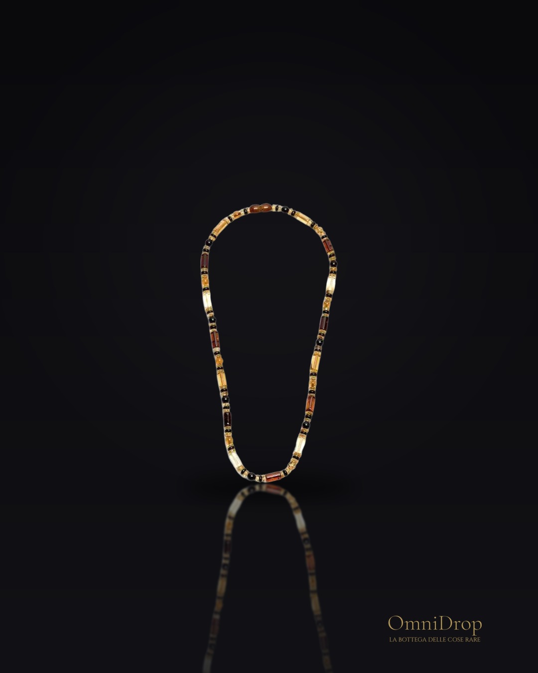 Collana ambra multicolore, per racchiudere le tue storie