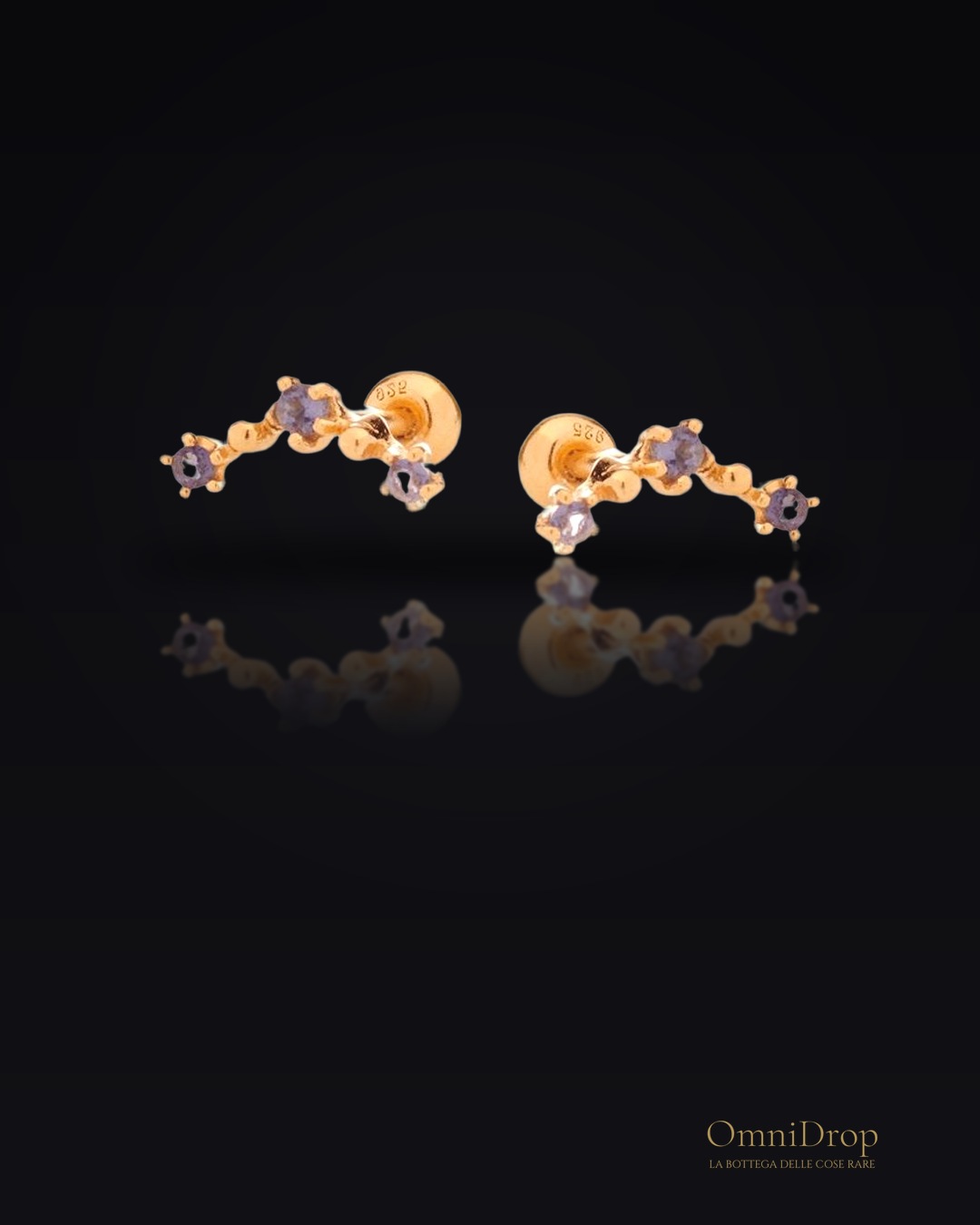 Piercing iolite blu naturale, per illuminare il tuo cammino