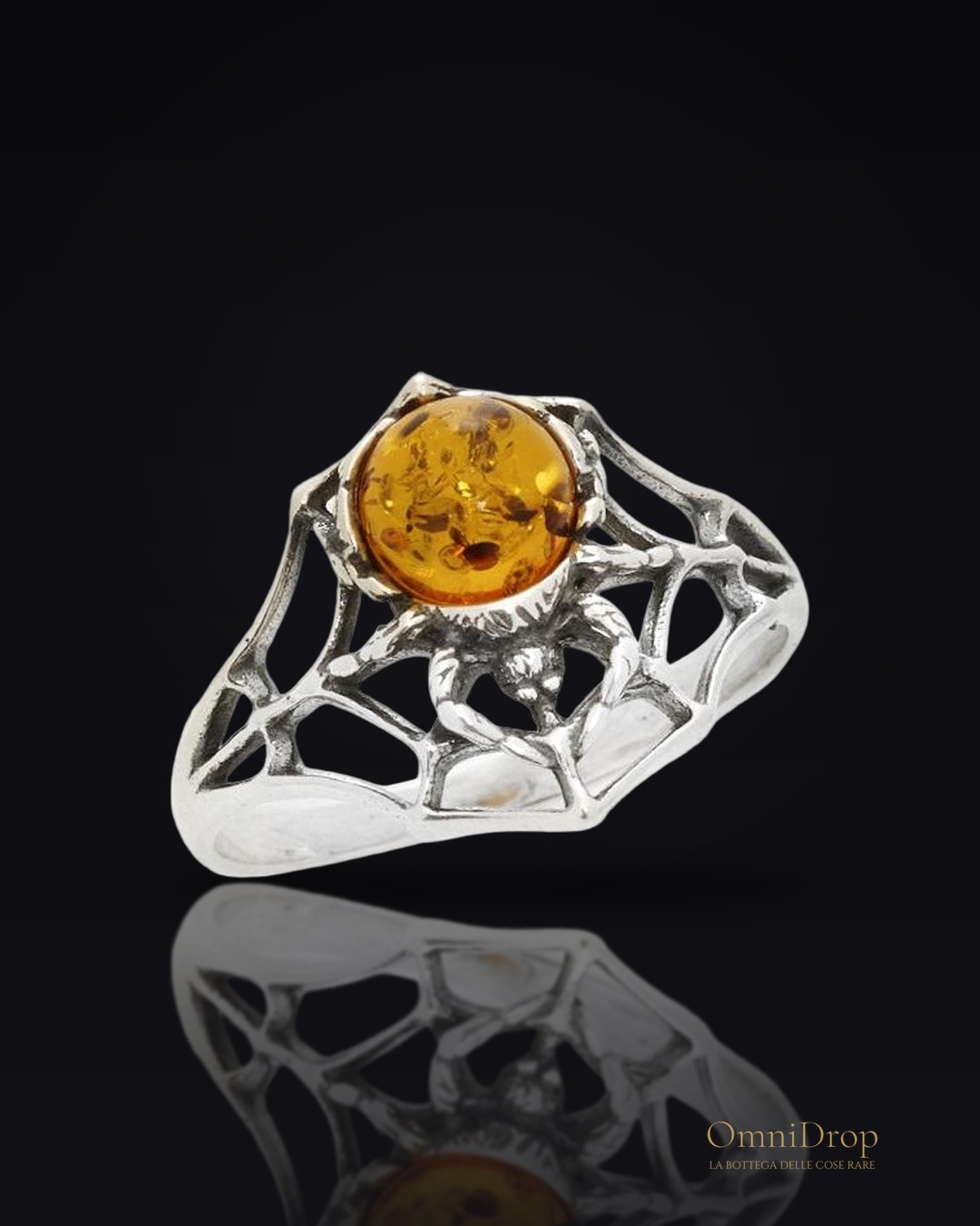 Anello ragno in argento, per ricordare la tua forza interiore