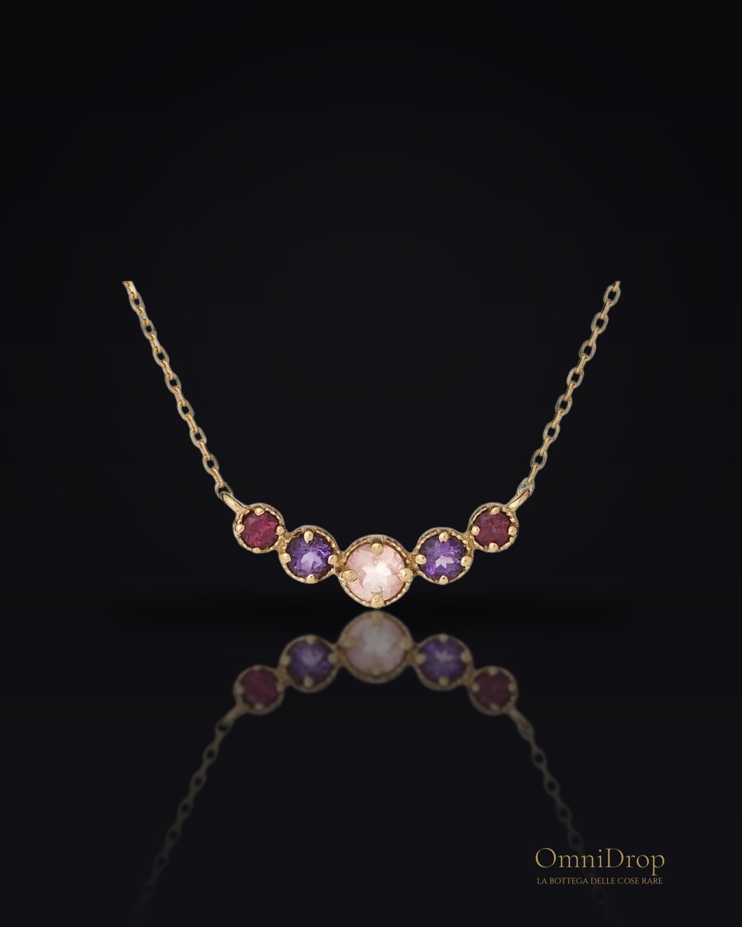 Collana pietre multicolori, per incantare il giorno