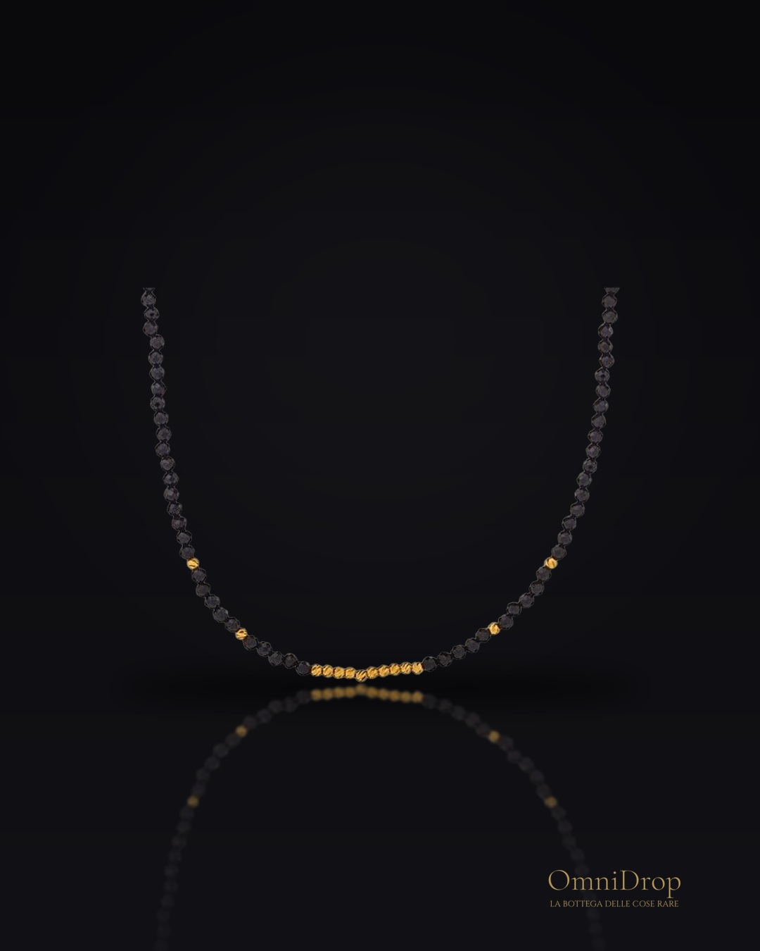 Collana spinello nero, per onorare la tua essenza