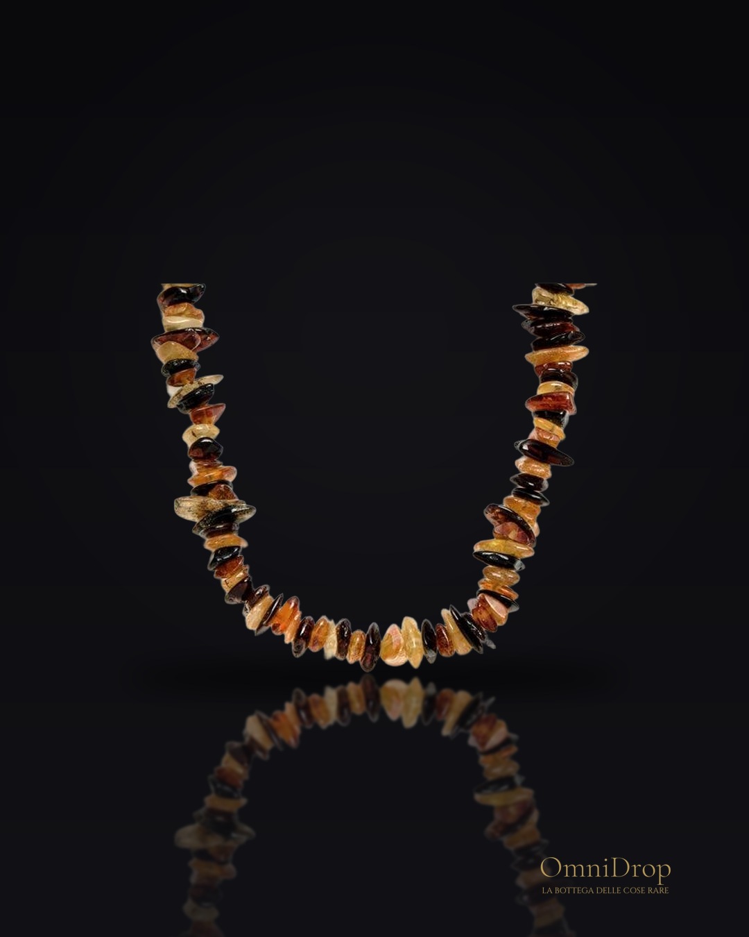 Collana ambra multicolore, per portare la natura within