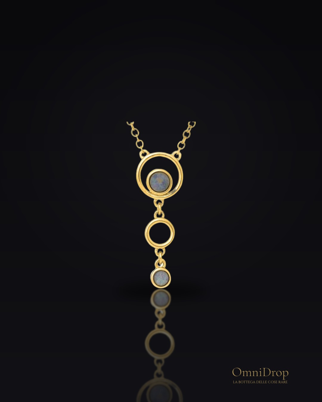 Collana opale blu, per raccontare storie