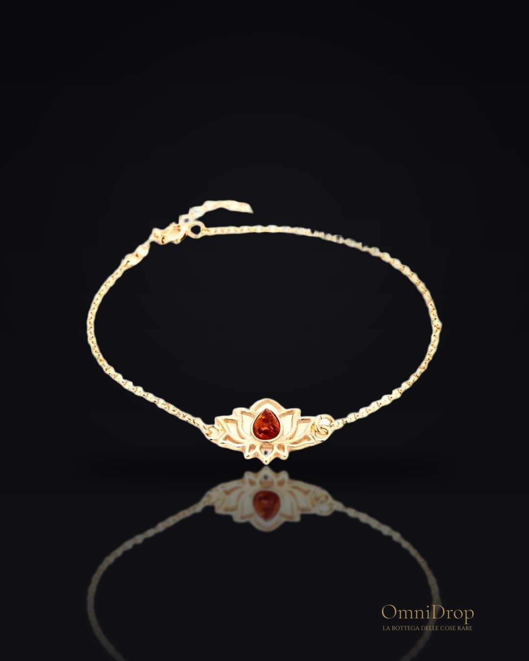 Bracciale Lotus Ambra Cognac, Intenzioni Purerose