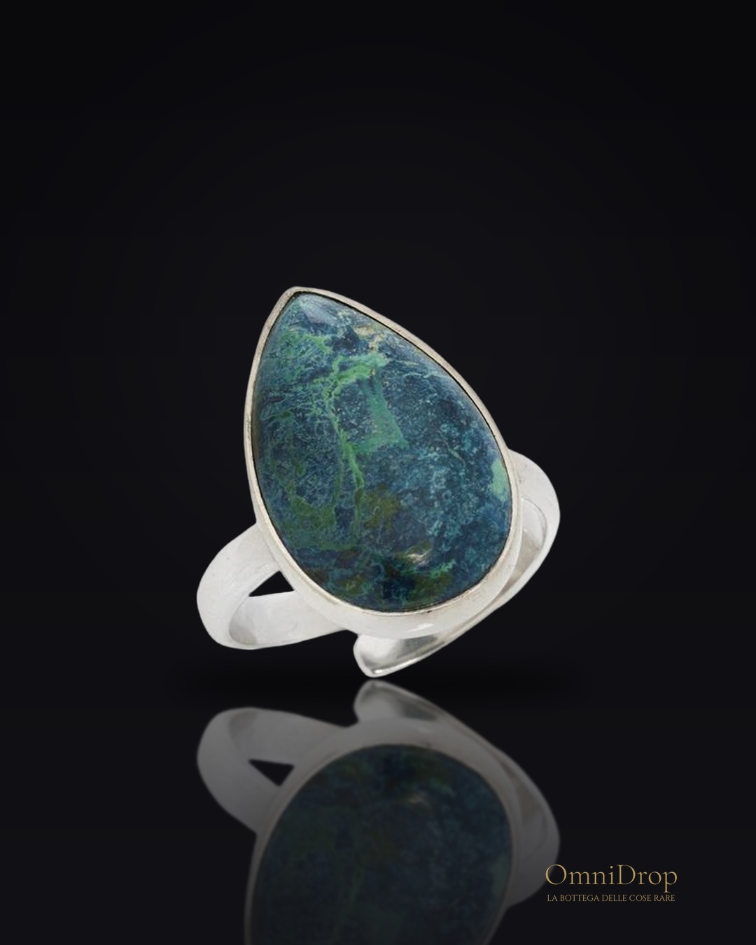 Anello Shattuckite Blu, Per Portare Con Te Un Intenzione