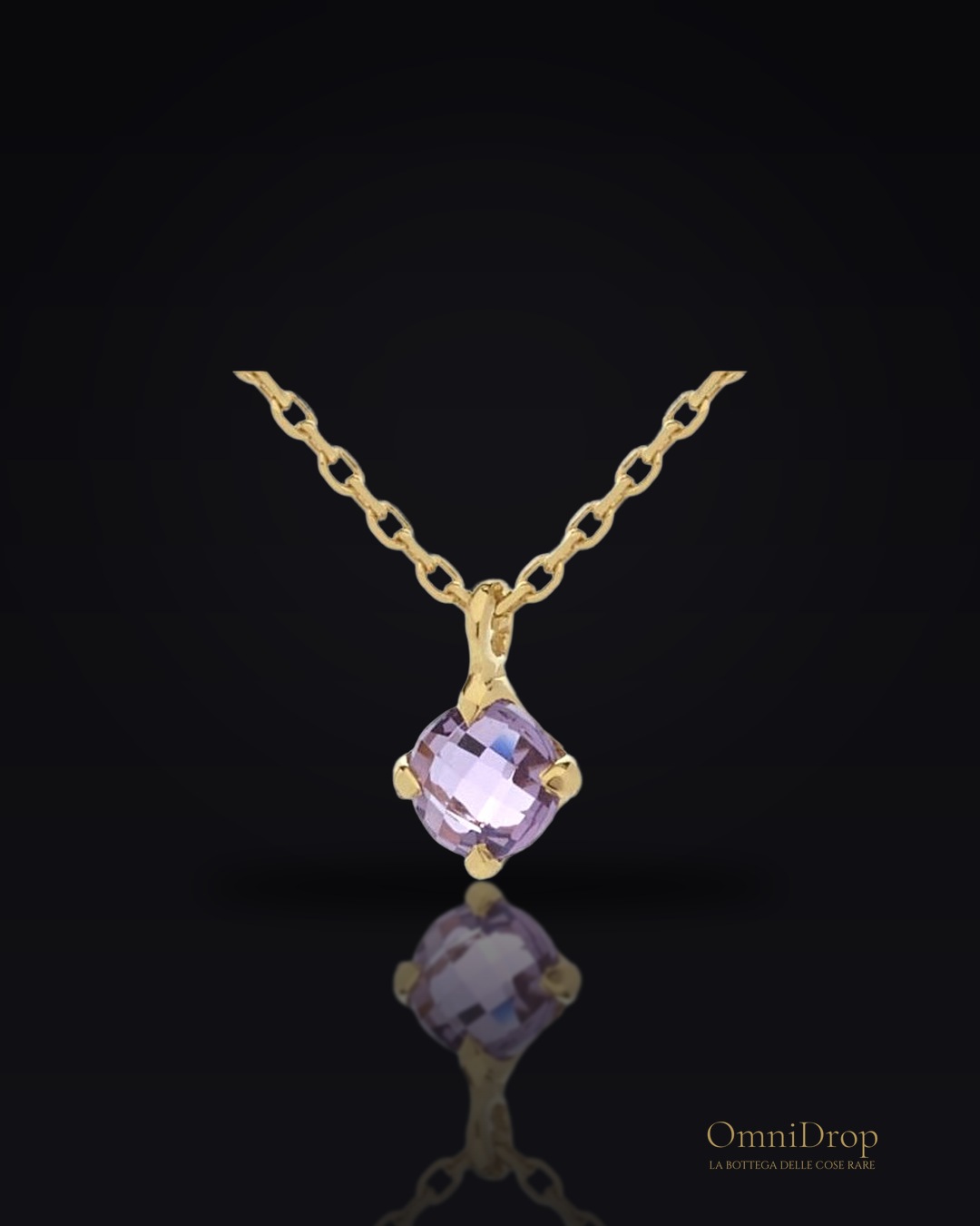 Collana ametista viola, per portare con te un'intenzione