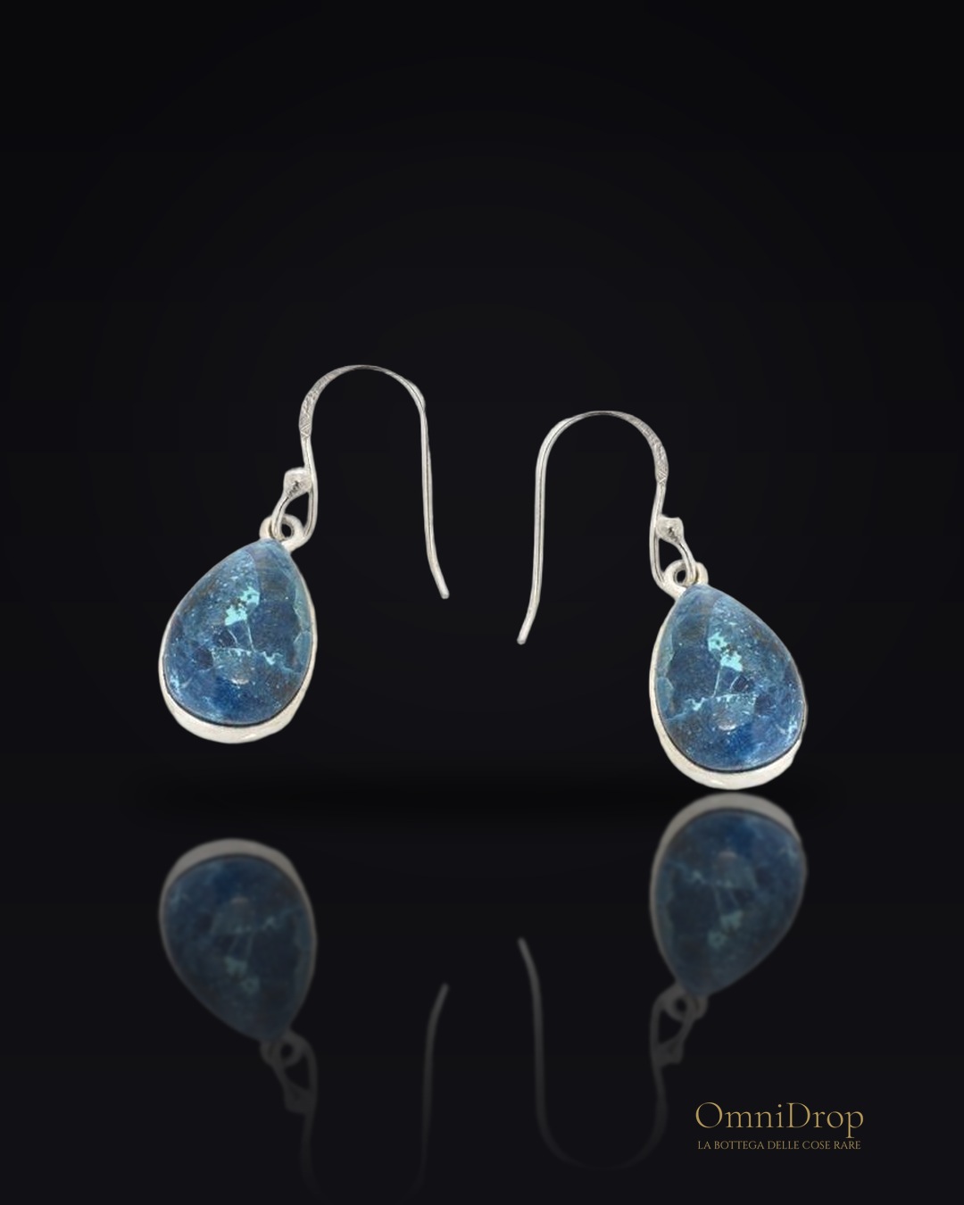 Orecchini Shattuckite Blu, Per portare il mistero
