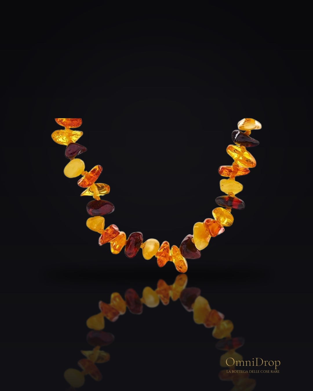 Collana ambra multicolore, per raccogliere i tuoi ricordi